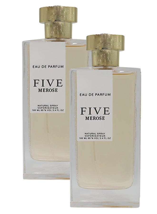FIVE 2 Pieces Five Merose Perfume 100ml EDP - Image 1