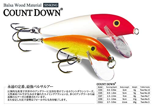 Rapala Countdown 7/16 Oz Fishing lure (Firetiger, Size- 3.5) - Image 2