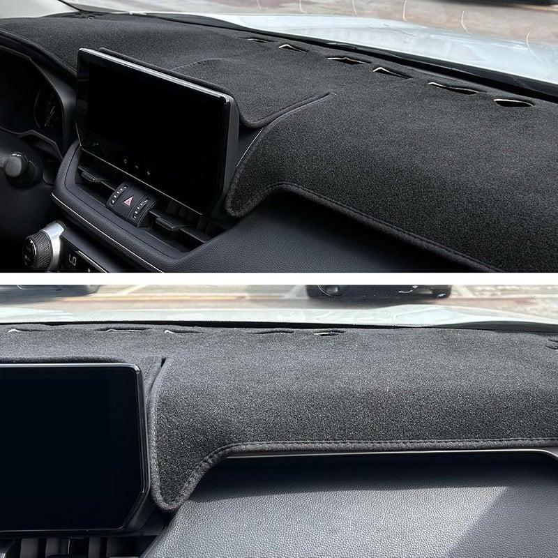 REMOCH for Toyota Rav4 Accessories 2025 2024 2023 2022 2021 2020 2019 Dashboard Cover Dash Cover Mat Custom Fit Center Console Cover Sunshield Protector RAV 4 Pad（Black Trim） - Image 2