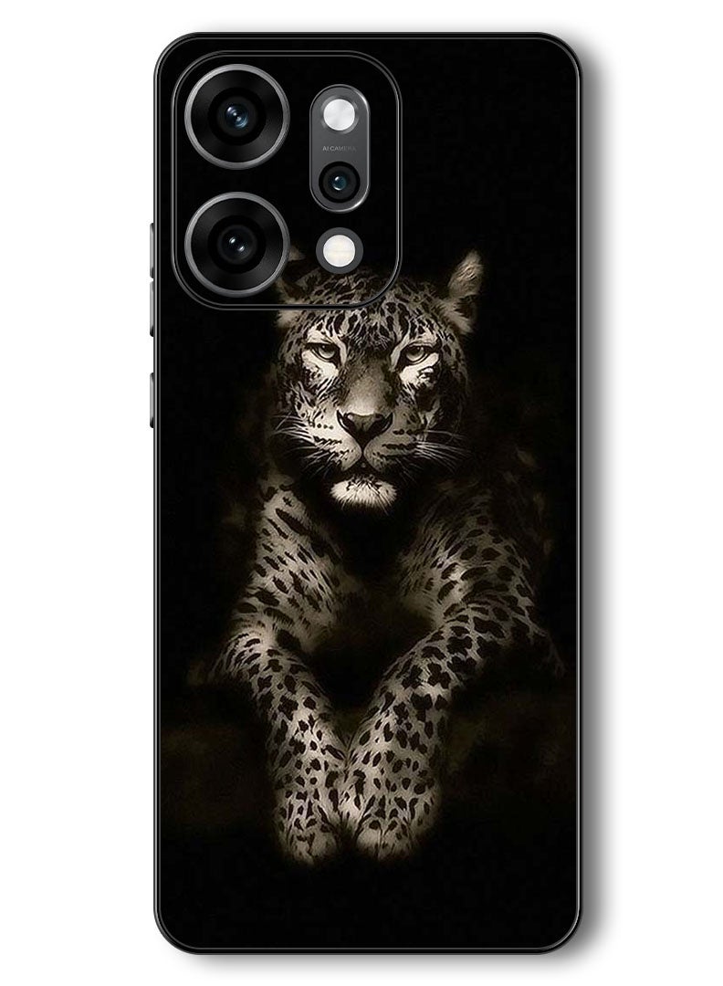 Theodor Case Compatible with Oppo Reno 14 Pro 6.83 Inch Protection Shockproof Bumper Cover Leopard - Image 1