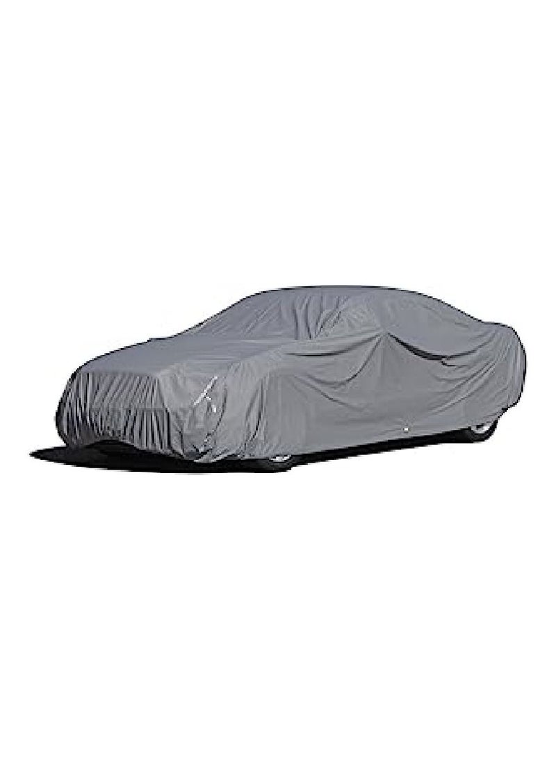 يوويل غطاء سيارة عالي التحمل مقاوم للماء في جميع الأحوال الجوية يحمي من المطر والثلج والشمس والأشعة فوق البنفسجية والبرد للسيارات، غطاء خارجي كامل من البرومينيوم للاستخدام الداخلي أو الخارجي XXL 560X175X120CM - Image 4