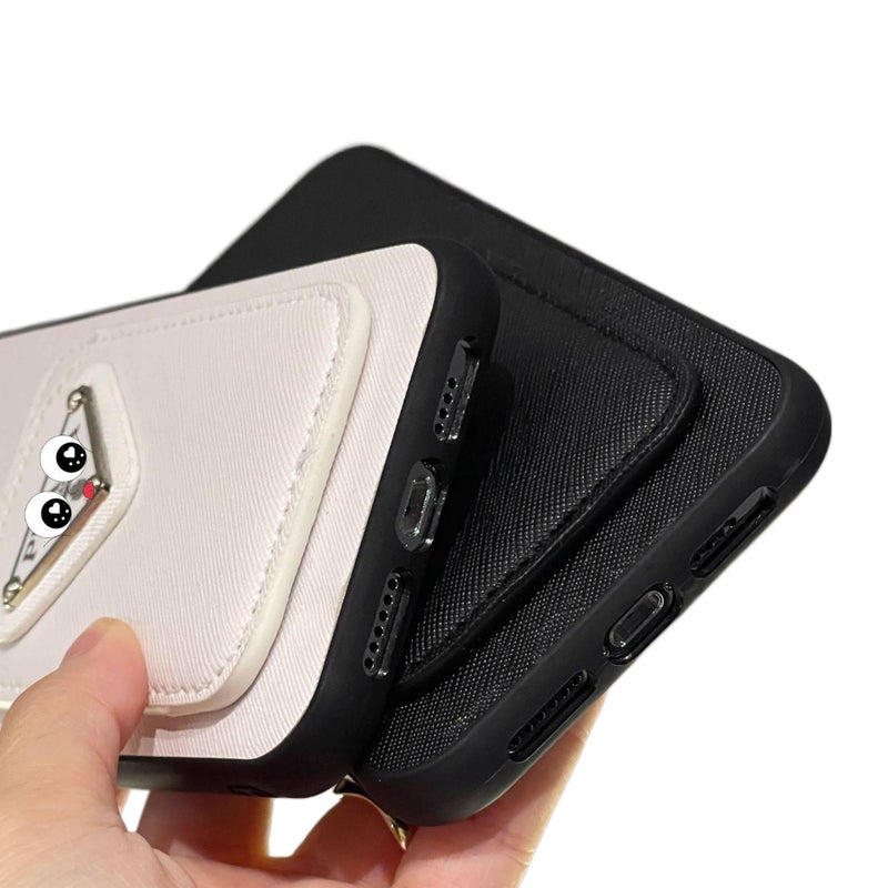 BB Leather Texture Protective Case for iPhone 17 / 17 Air / 17 Pro / 17 Pro Max with Card Holder and Drop Protection plus Shockproof plus Full Coverage in Blue - Image 3