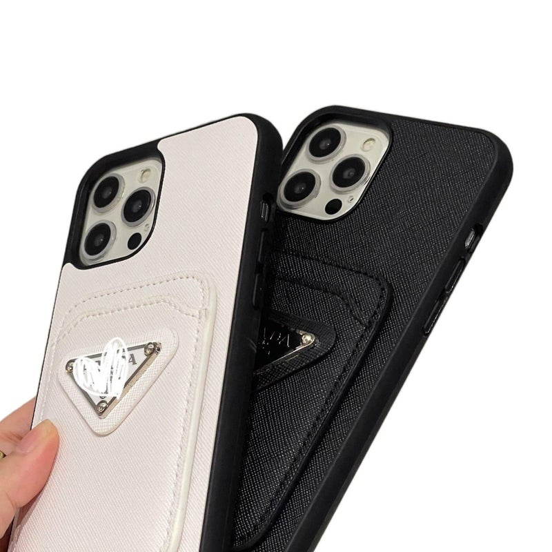 BB Leather Texture Protective Case for iPhone 17 / 17 Air / 17 Pro / 17 Pro Max with Card Holder and Drop Protection plus Shockproof plus Full Coverage in Blue - Image 4