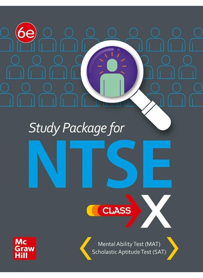 McGraw-Hill Education Study Package for NTSE Class X ( English | 6th Edition) | MAT | SAT 