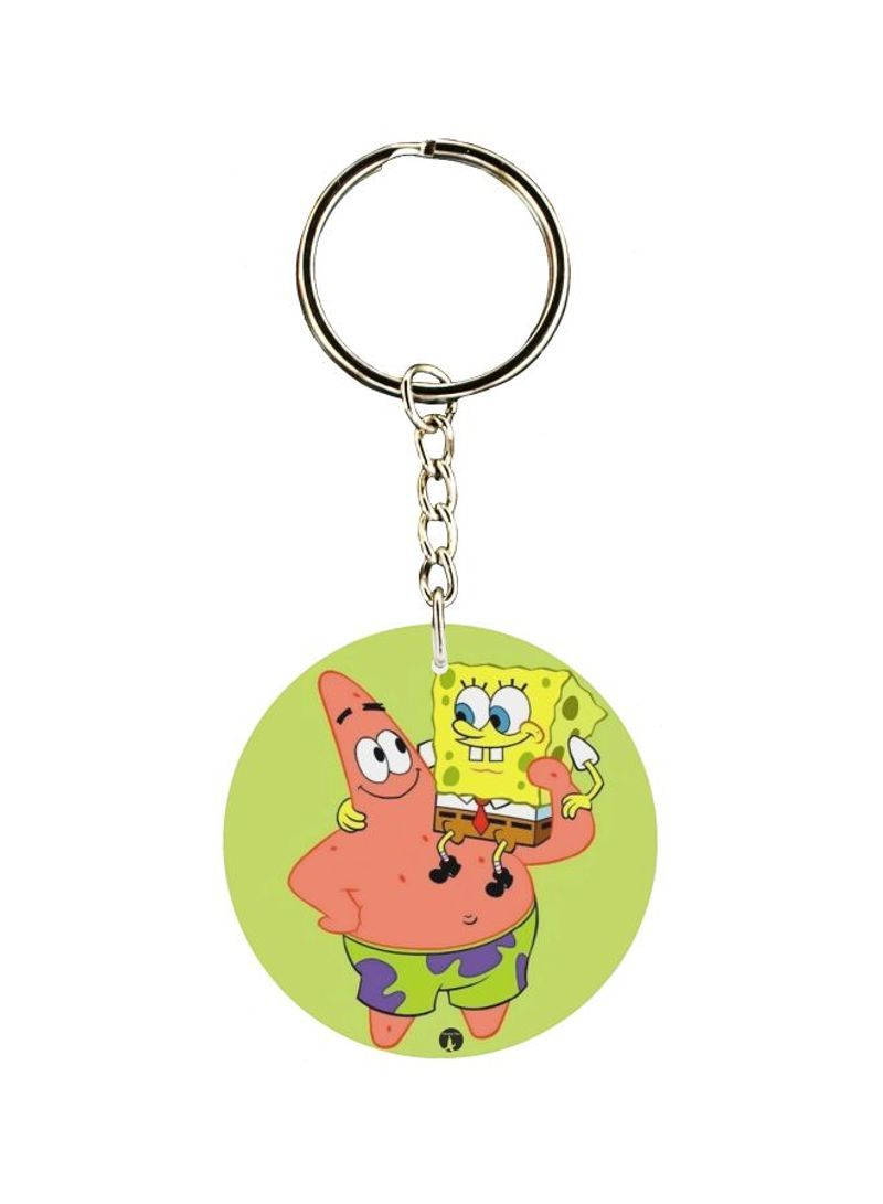 RKN Patrick Star Printed Keychain
