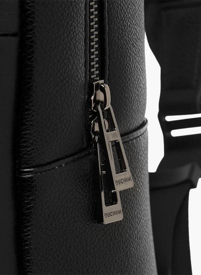 DUCHINI BLACK Men Solid Backpack for Men | Best Price UAE