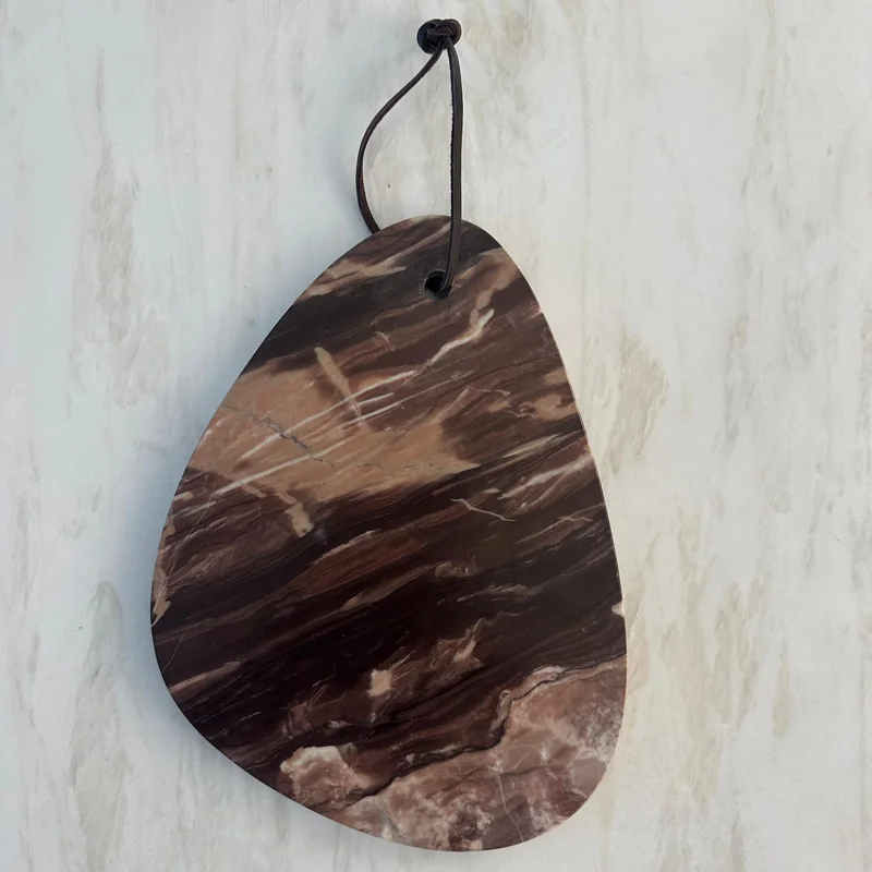 Tohfa Luxe Rose Vein Marble Cheese & Charcuterie Board