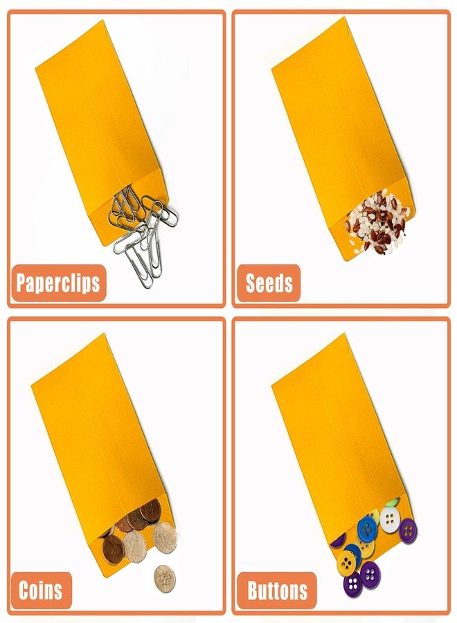 Homrelaxy #1 600 Pcs Small Coin Envelopes 2.25" x 3.5" with Gummed Flap, Yellow Kraft Mini Envelopes for Storing Keys, Stamps, Seeds, Tips and Small Items (600) - Image 4