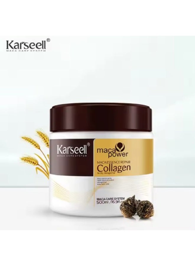 Karseell Collagen Hair Treatment Deep Repair Argan Oil Collagen Hair Mask 500ml - Image 2