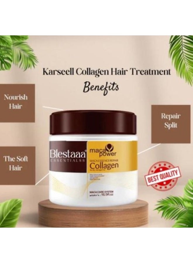Karseell Collagen Hair Treatment Deep Repair Argan Oil Collagen Hair Mask 500ml - Image 3
