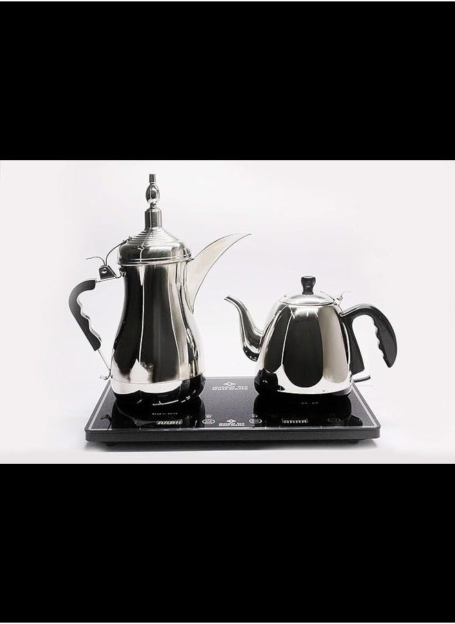 Gulf Dalla Arabic Coffee And Tea Maker Silver/Black  - Image 2