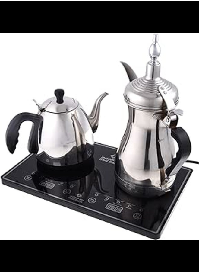 Gulf Dalla Arabic Coffee And Tea Maker Silver/Black  - Image 1