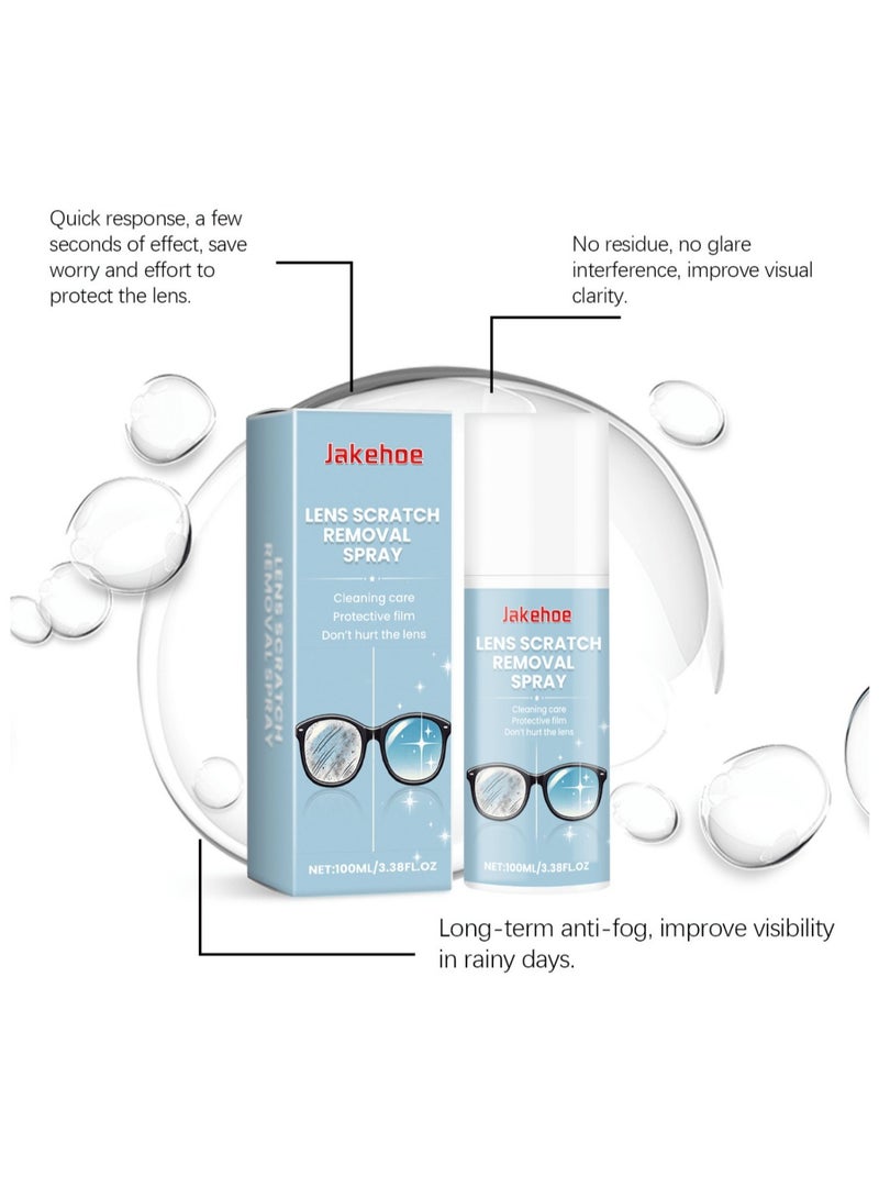 Generic Lens Scratch Removal Spray – 100ML – Anti-Scratch  Cleaning Solution for Glasses and Lenses - Image 3