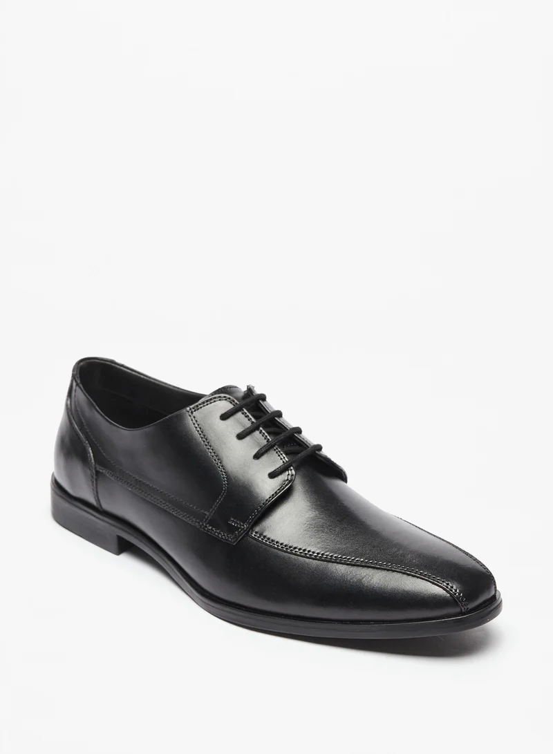 LBL by Shoexpress Mens Solid Lace-Up Derby Shoes