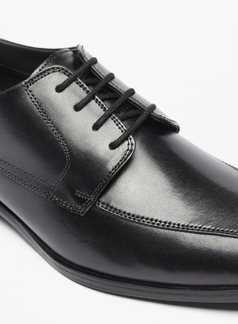 LBL by Shoexpress Mens Solid Lace-Up Derby Shoes