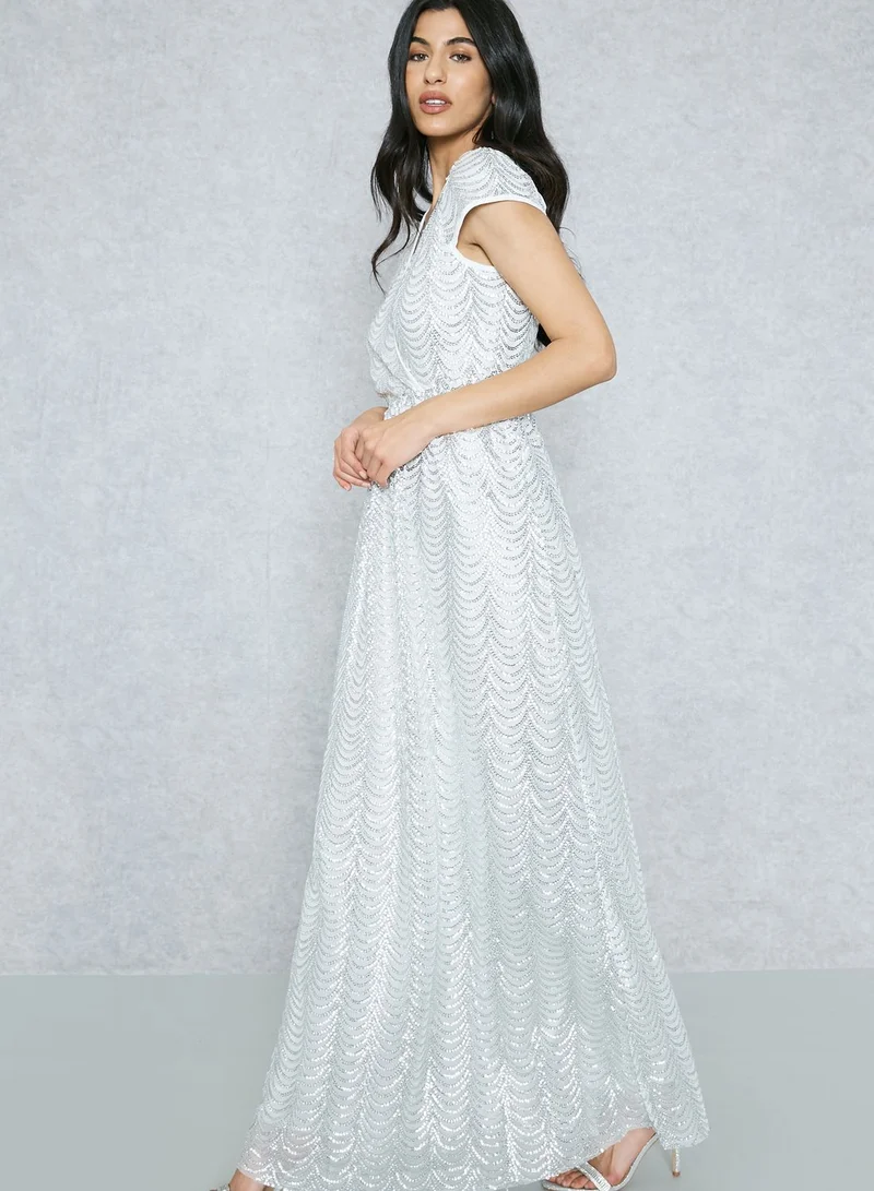 MELA LONDON Sequin Maxi Dress