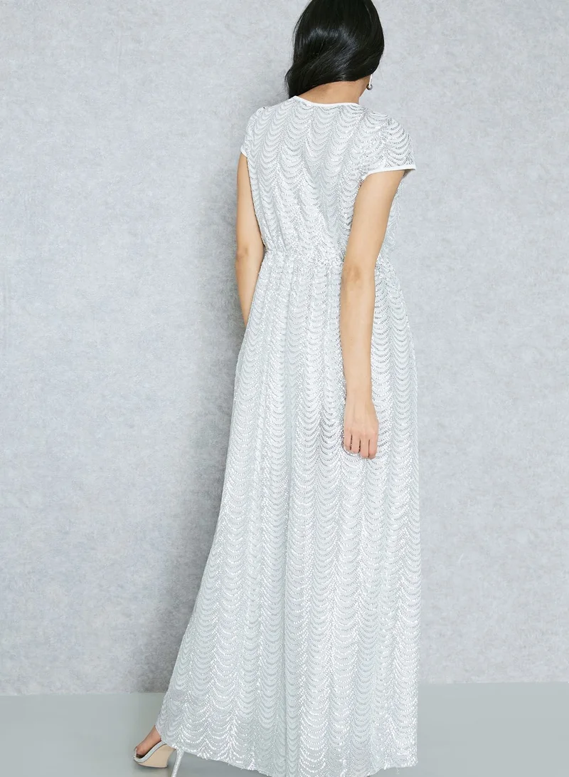 MELA LONDON Sequin Maxi Dress
