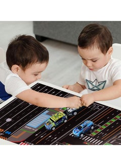 General 48 Pcs Toys Cars Party Favors Pull Back Race Cars Toy Mini Kids Toys for Boys Girls Toddlers Party Goodie Bag for 3-10 Years Old Kids Boys Girls Gift with Map and Storage Box  - Image 2