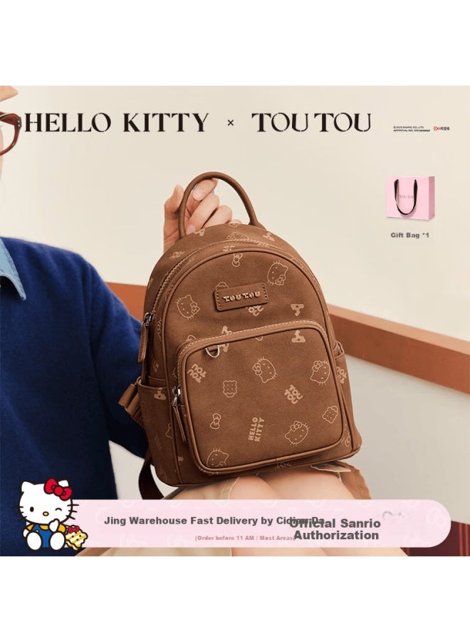 Toutou Autumn Winter o Kitty Kt Backpack Women's Student Large School Bag Women's Day Gift - Image 1
