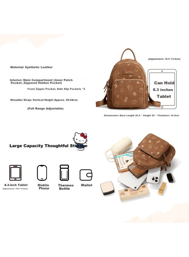 Toutou Autumn Winter o Kitty Kt Backpack Women's Student Large School Bag Women's Day Gift - Image 4