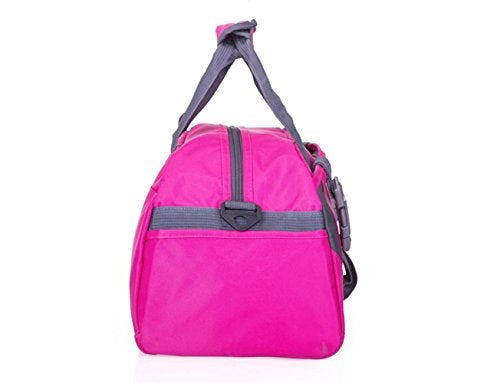 WVMKOR Small/Large Dance Duffle Bag For Girls Sport Gym Bags For Women Yoga Bag (Rose, Large) - Image 3