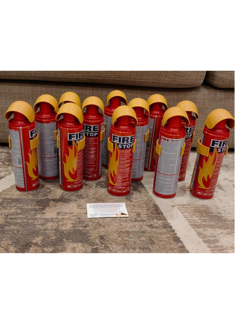 FIRE STOP Alayjah, Safety Fire Spray, Car Fire Fight, Portable Fire Extinguisher for Car, Home, and Office, 500ML,10700020 - Image 4