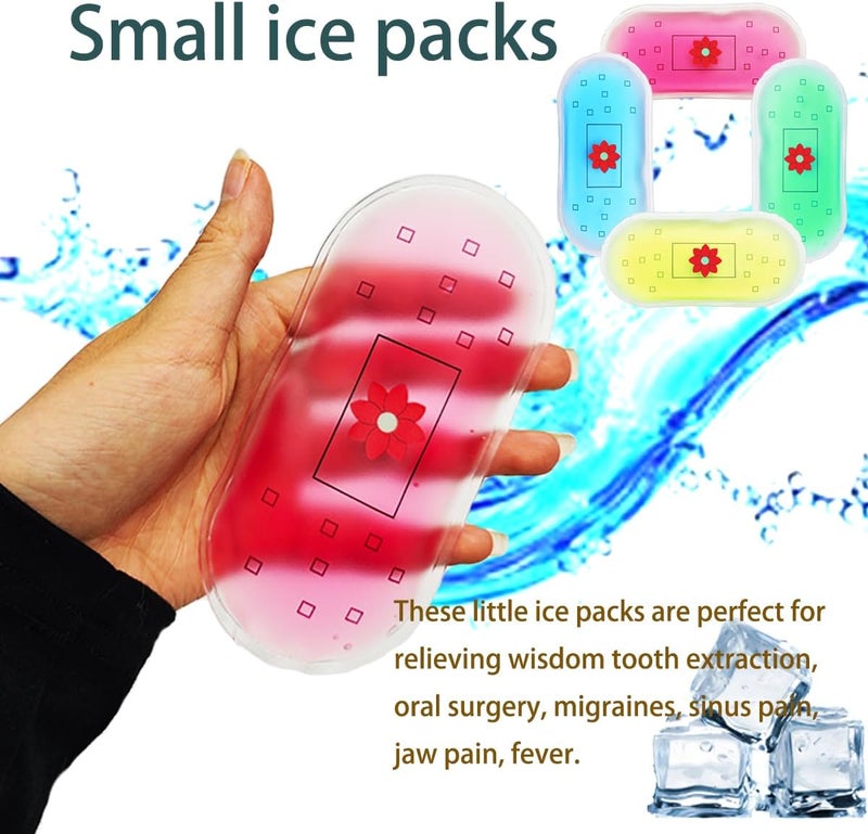 coldpa Small Ice Pack Gel Ice Packs Hurt Hot Cold Packs in Bulk Reusable Flexible Mini Ice Pack Cold Pack for Pain Relief Childrens Ice Packs Insulin Coolers Swelling and Pain Relief - Image 2