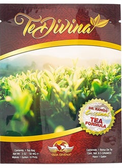 TeDivina Detox Tea All Organic Healthy Cleansing Formula, Caffeine Free All Natural Colon Cleanse Digestive Tea and Body Detox, 12 Blended Herbs - Original Flavor By Vida Divina | 0.3oz (Single Pack)