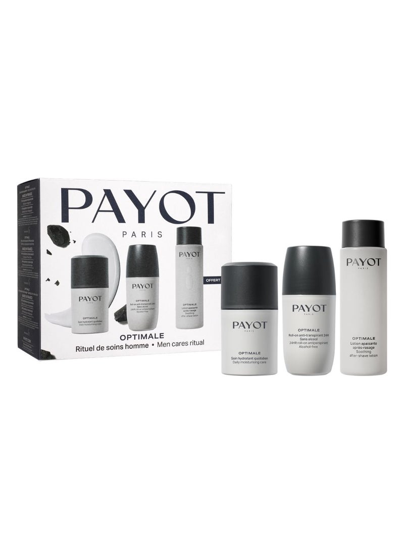 Payot Optimale Roll-On 75mL + Moisturising Care 50mL + After-Shave Lotion 100mL - Image 1