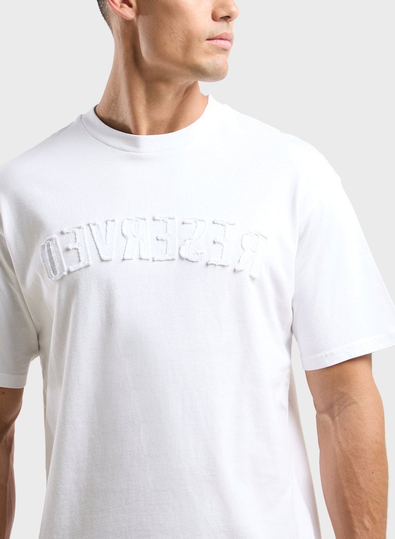 izzue Denim Patch T-Shirt - Image 3