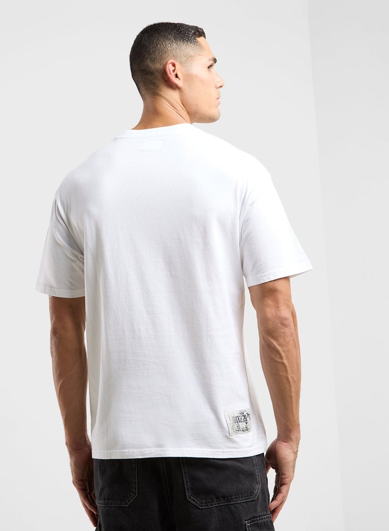 izzue Denim Patch T-Shirt - Image 2