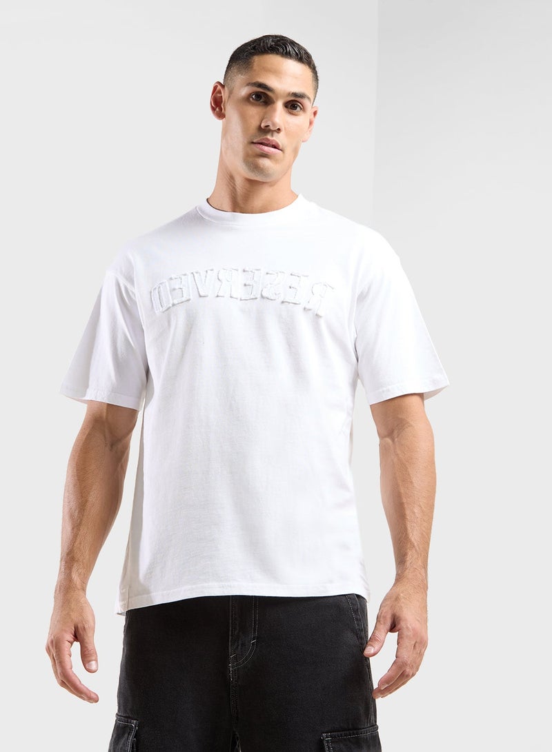 izzue Denim Patch T-Shirt - Image 1