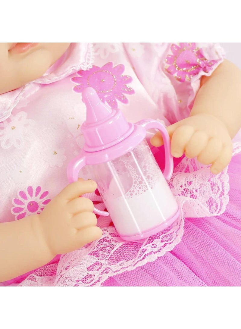 Magic Baby Doll Bottles, Magic Doll Disappearing Milk and Juice, Baby Doll Accessories Toys,s Baby Doll Feeding Set - Image 5
