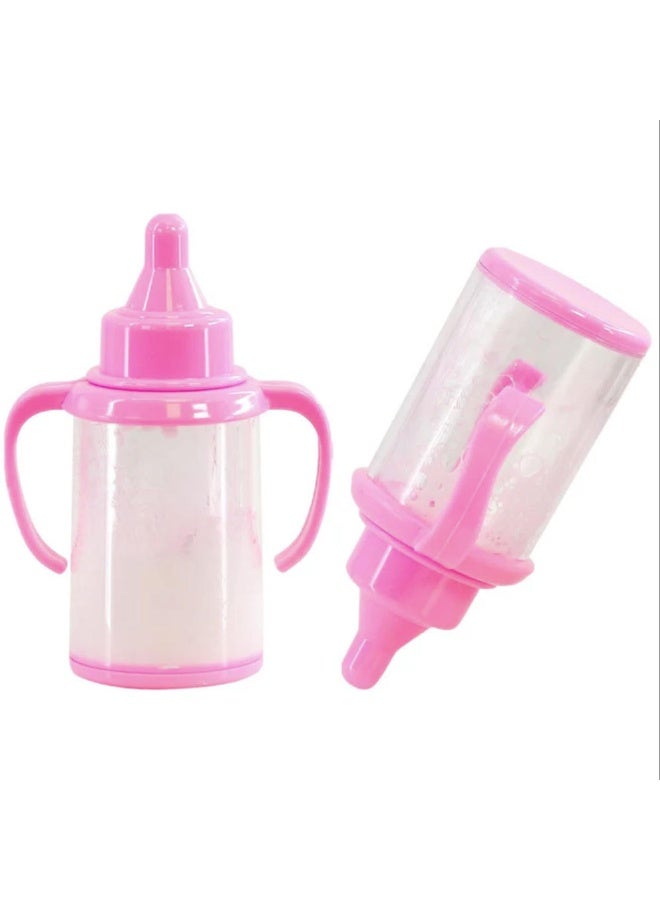 Magic Baby Doll Bottles, Magic Doll Disappearing Milk and Juice, Baby Doll Accessories Toys,s Baby Doll Feeding Set - Image 3