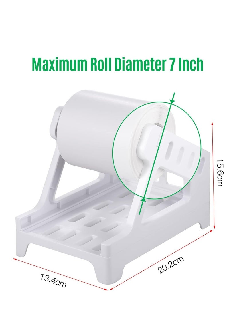 Thermal Label Printer Label Holder for Rolls and Fanfold Shipping Package Labels Work with Desktop Label Printers Compatible with Barcode Express Label Printing Postage Mailing Labeling - Image 5
