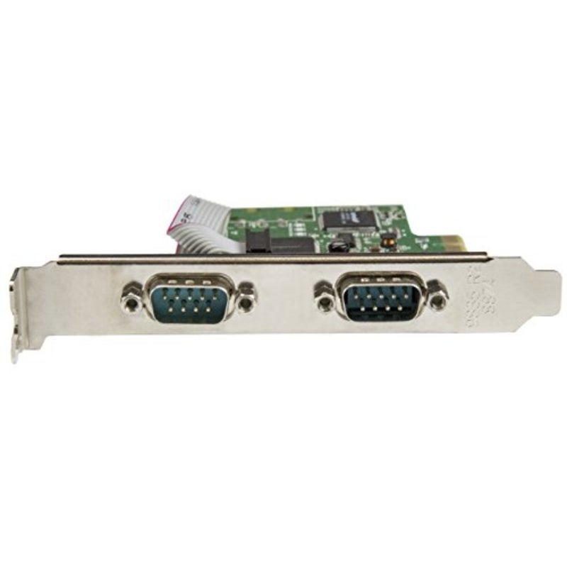 PCI Express 2-Port RS232 Serial Card for Industrial Automation, Copper PCB, Black, Low Profile High Reliability - Image 4