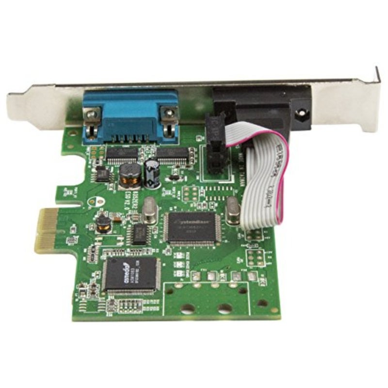 PCI Express 2-Port RS232 Serial Card for Industrial Automation, Copper PCB, Black, Low Profile High Reliability - Image 3