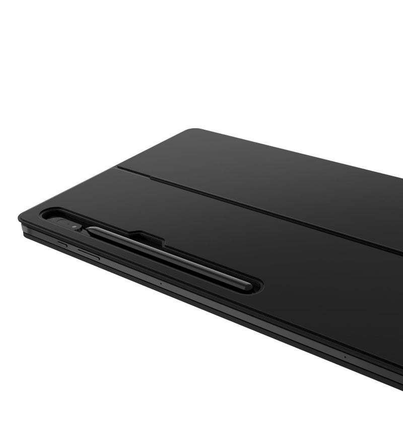 Dexnor Keyboard Case for Samsung Galaxy Tab S8 Ultra Keyboard 14.6 Inch Magnetic Detachable Book Cover Style Keyboard Multi-Touch Trackpad Backlit S Pen Holder-Black - Image 3
