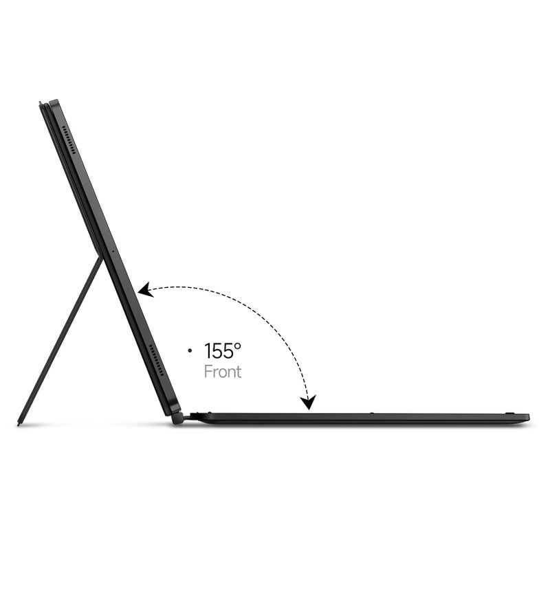 Dexnor Keyboard Case for Samsung Galaxy Tab S8 Ultra Keyboard 14.6 Inch Magnetic Detachable Book Cover Style Keyboard Multi-Touch Trackpad Backlit S Pen Holder-Black - Image 5