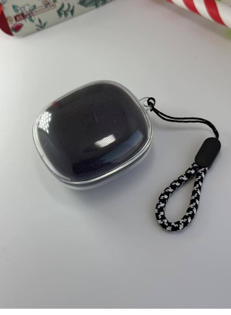 Clear Silicone Case for Soundcore by Anker R50i Case With Rope,Cover, Protective Skin by Anker R50i Headphones Headset (Clear with Rope) (EARBUDS NOT INCLUDED) (Mix Color) - Image 1