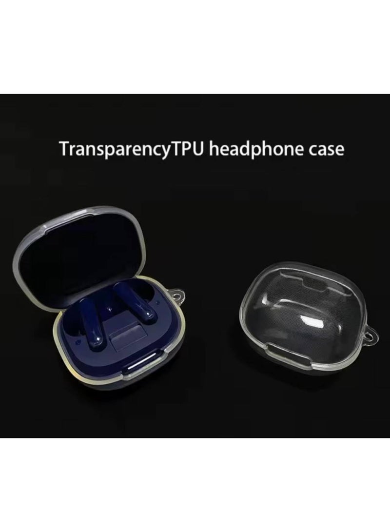 Clear Silicone Case for Soundcore by Anker R50i Case With Rope,Cover, Protective Skin by Anker R50i Headphones Headset (Clear with Rope) (EARBUDS NOT INCLUDED) (Mix Color) - Image 2