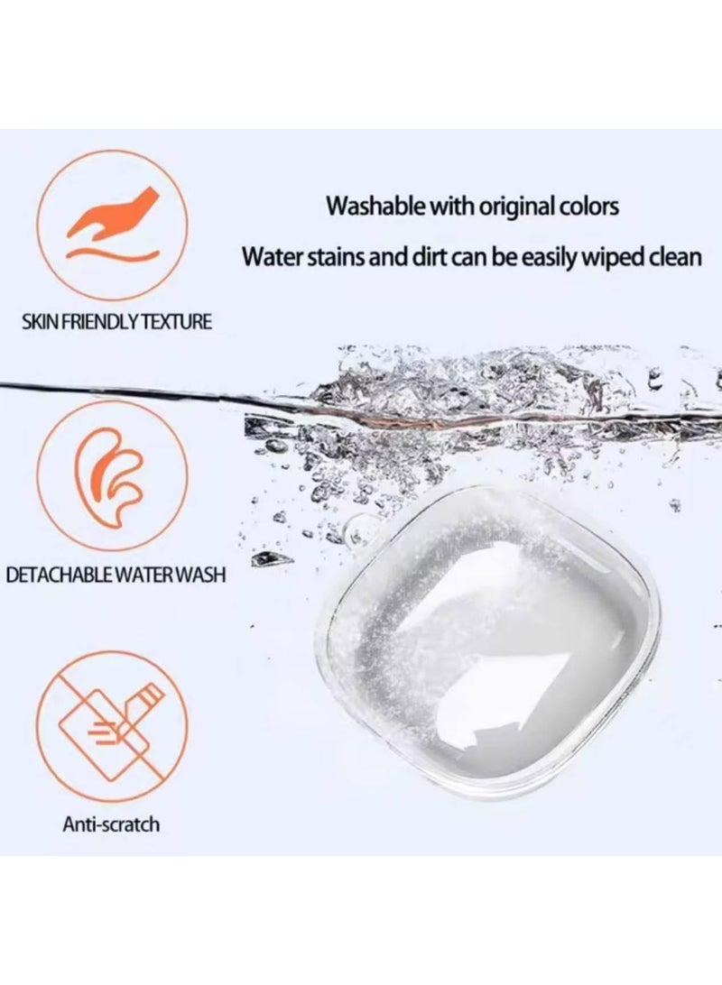Clear Silicone Case for Soundcore by Anker R50i Case With Rope,Cover, Protective Skin by Anker R50i Headphones Headset (Clear with Rope) (EARBUDS NOT INCLUDED) (Mix Color) - Image 5