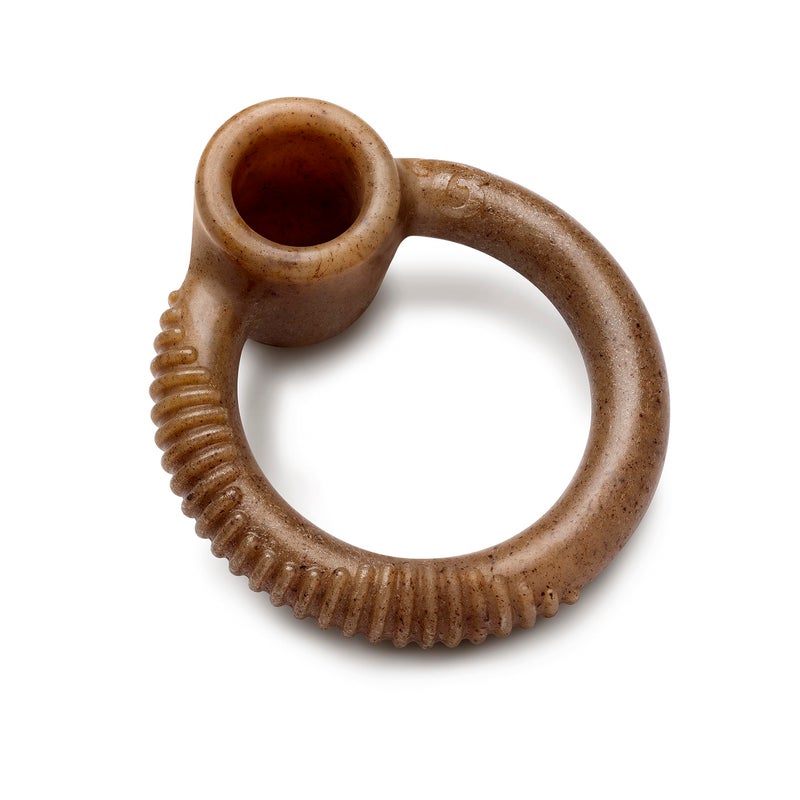 Benebone Ring Durable Dog Chew Toy for Aggressive Chewers, Real Bacon, Made in USA, Small - Image 1