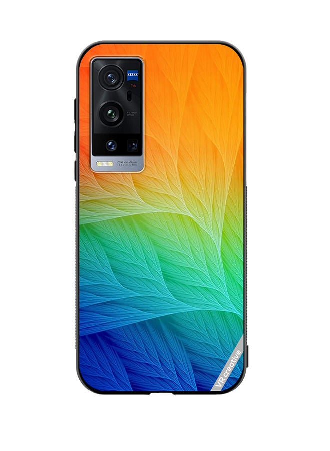 VR CREATIVE Protective Case Cover For Vivo X60 Pro Plus Cute Layers Design Multicolour - Image 1