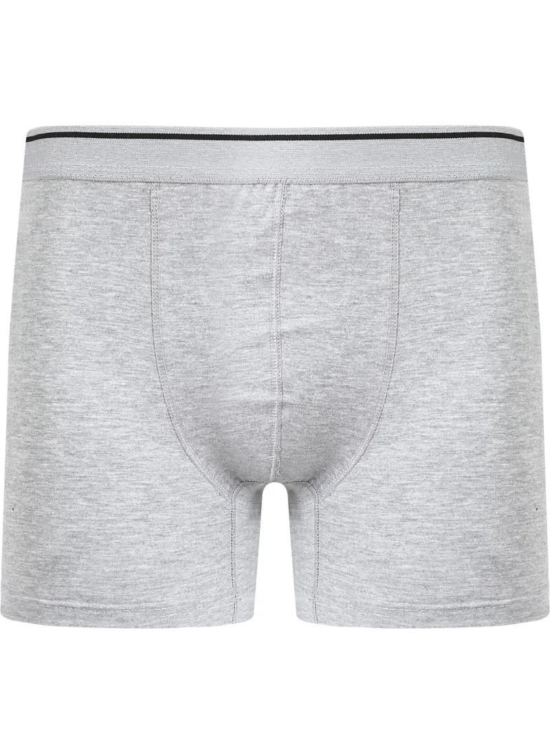 اكبينيز Men's Cotton Lycra Boxer Gray 40133