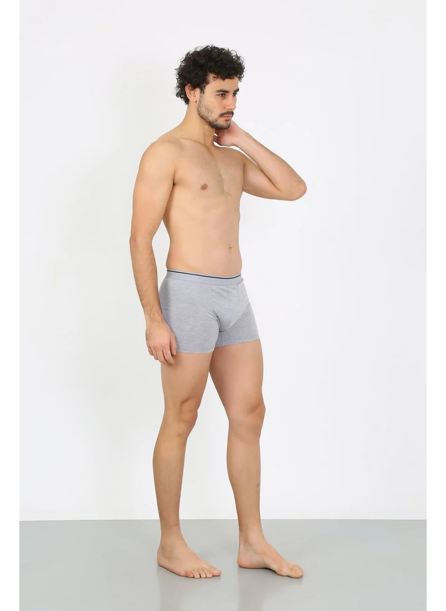 Akbeniz Men's Cotton Lycra Boxer Gray 40133