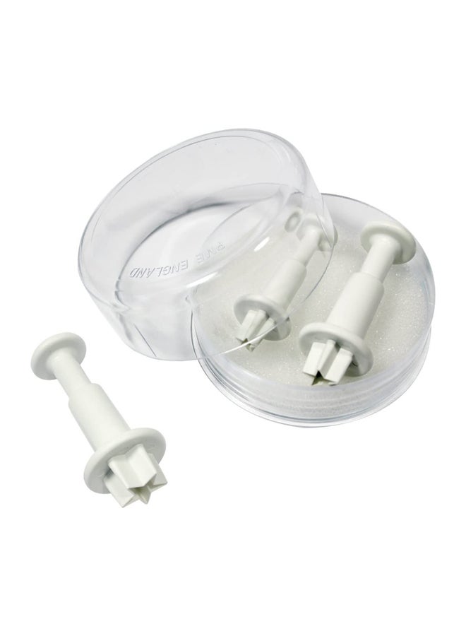 PME 3-Piece Star Plunger Cutter Set White - Image 2