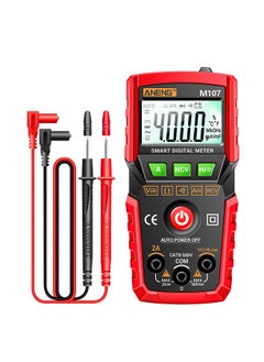 M107 Smart Digital Multimeter 4000 Counts NCV Universal Meter Handheld Multifunctional Tester Voltmeter Ammeter