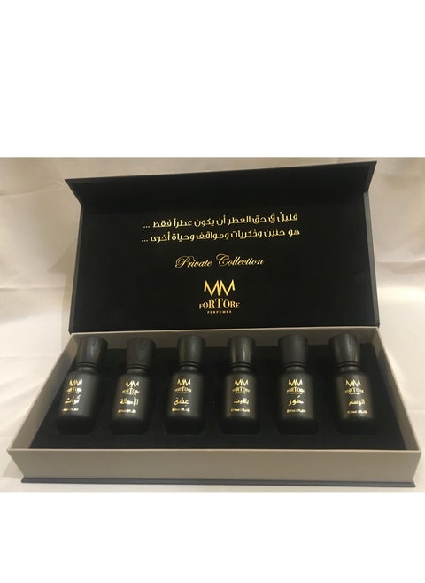 The collection  III   is the perfumes of Wissam, Ruby, Hoor, Ashq, Al-Asala and Turath