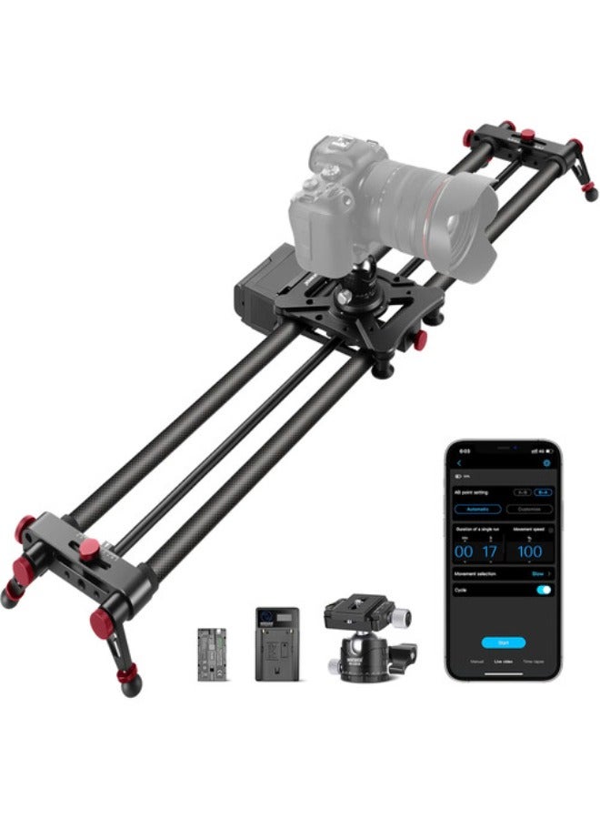 Neewer ER1 Motorized Wireless Carbon Fiber Camera Slider (80 Cm) - Image 1